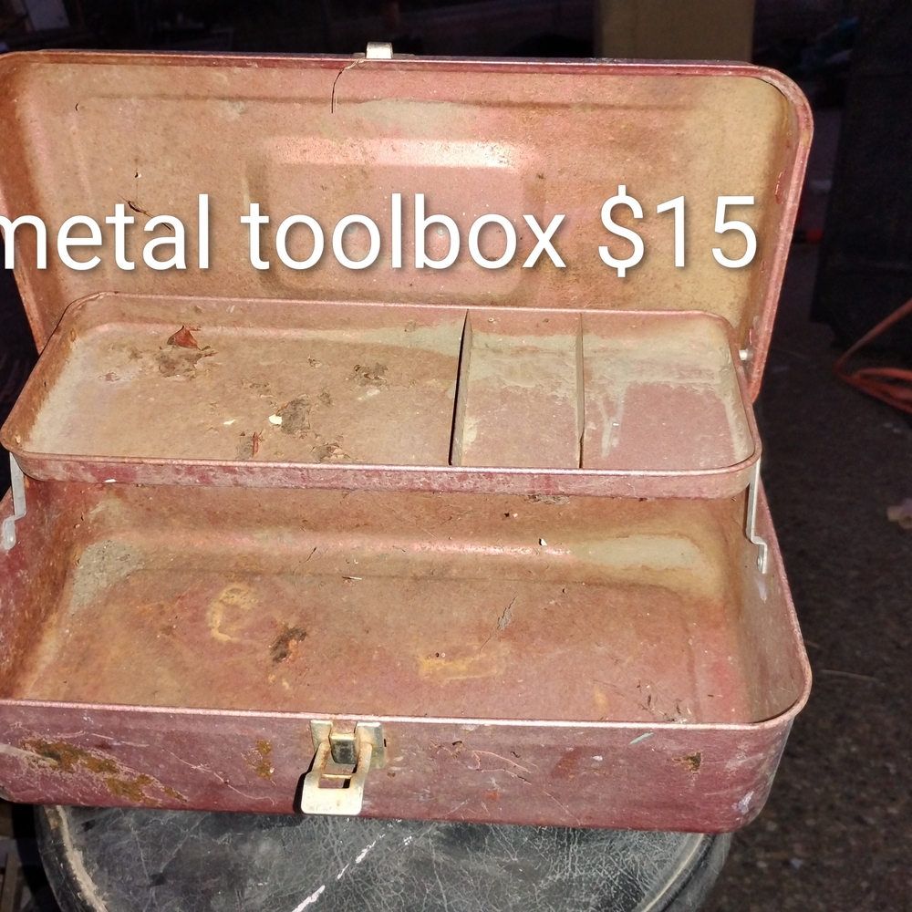 Vintage Metal Toolbox
